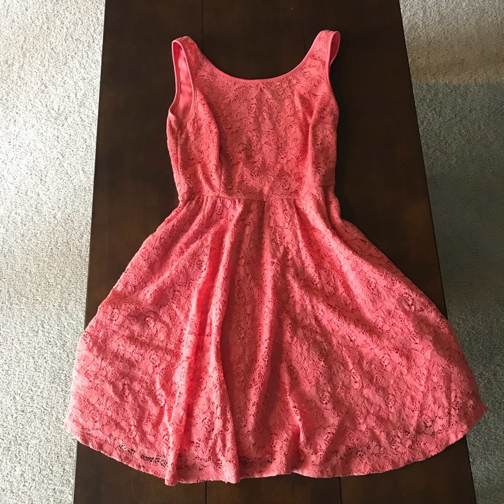 Pink Lace Dress
